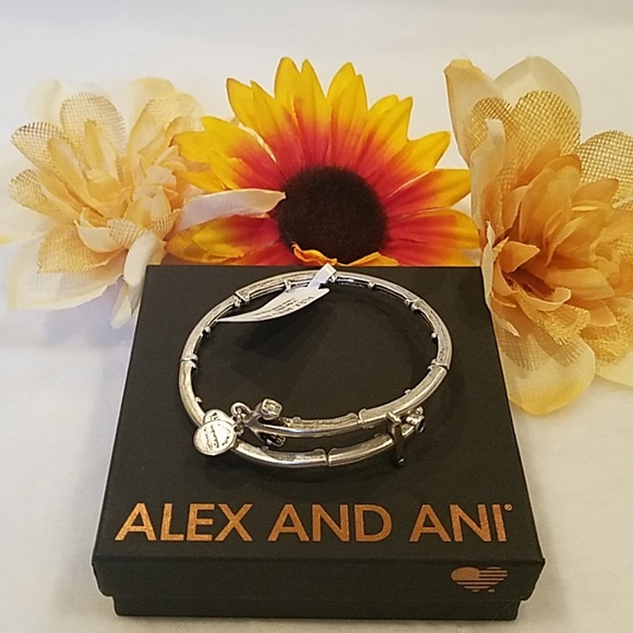 Alex and Ani Anchor wrap bracelet - Picture 4 of 7
